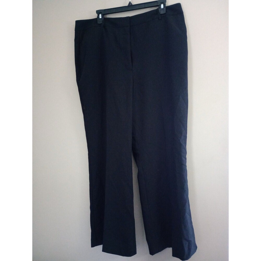 NWT Worthington Black Dress Trouser Pants Size 16 Short